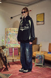 Baseball Snap Raglan Hoodie