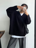 Swed V-neck loose fit knitwear