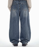 URBAN STAR Wide Curved Jeans