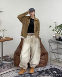 Modiel Suede Crop Shirt