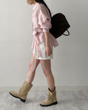 Sion Tencel See-through Over Fit Blouse