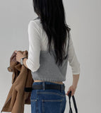 Something Crop Knit Bustier