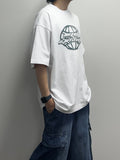 Metallic Logo Box Half Tee