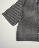 Kosi Seersucker Crop Short Sleeve Shirt