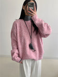 [unisex] Mixed Alpaca Brush Overfit Knit