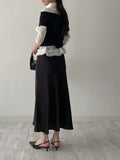 Frill Yoru See-through Blouse