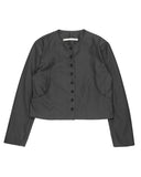 COLLARLESS CURVE JACKET