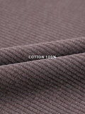 Pigment Ribbed Henley Neck Muscle Tee