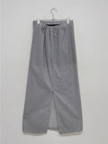 Shimmer Stripe Maxi Banding Skirt