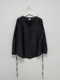 Strap See-Through Long Blouse