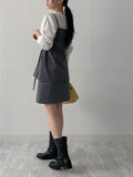 Frill Round Blouse