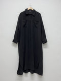 [INC MADE] Duo Layered Shirt Long One Piece