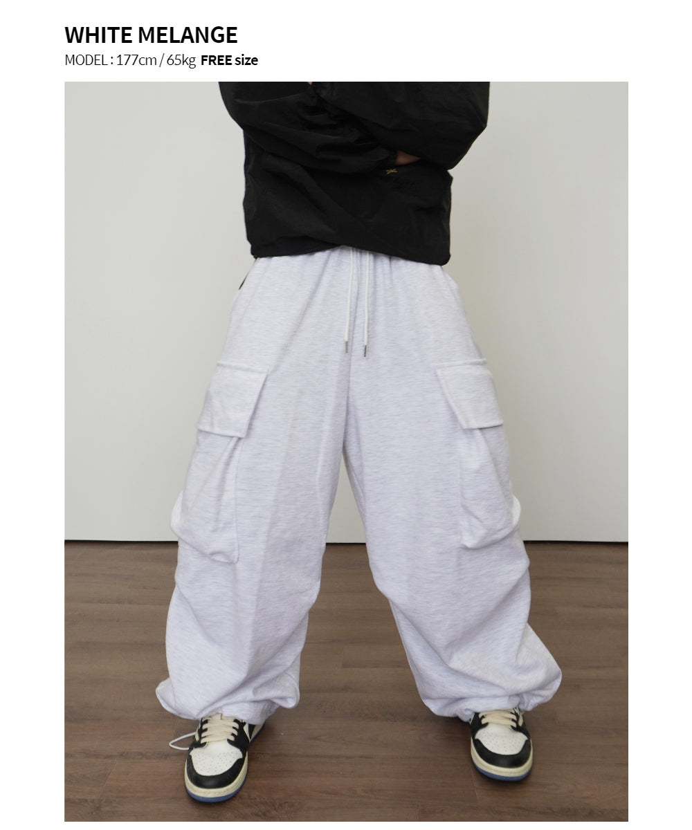 【DISCERNMENT】Fur Wrap Happo Cargo Sweatpants DISCERNMENT (ディーサーメント) - ファーラップハッポカーゴ