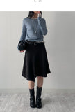 Lower Stripe Midi Skirt