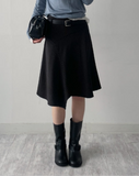 Lower Stripe Midi Skirt