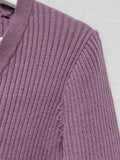 Hush V-neck ribbed cardigan