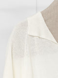 [Premium] Whole Garment Cariha V-neck Short Sleeve Knitwear