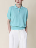 Woody Collar Linen Knit