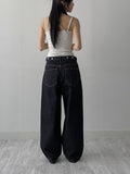 [unisex/non-fade] Selvedge Adjust Wide Denim
