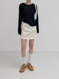 Slen Slit Knit T-shirt
