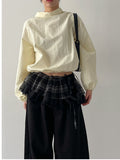 Tartan Frill Wrap Skirt