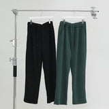 Uni Ribbed Knit Setup Pants