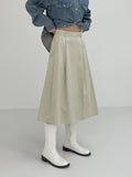 Lenny Cotton Hoole Flare Skirt