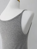 Rudin Boat Neck Ribbed Sleeveless