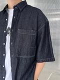 Linen Denim Over Shirt