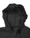 HOODED FRILL CROP JUMPER