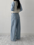 542 High Waist Wide Denim Pants