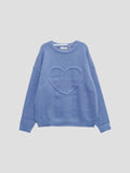 Heart twisted knitwear