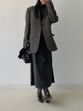 [Skirt SET] Corduroy Sleeveless Long One Piece
