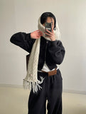 Cable Long Fringe Muffler