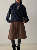 Snap Anorak Fleece Sweatshirt
