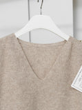 [Premium] Whole Garment Aru V-neck Knit