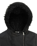 FUR HOOD CROP PADDING