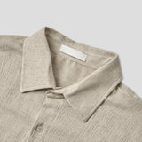 Sage Linen Half Shirt