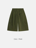 Metallic Light Cargo Bermuda Pants