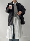 [Scarf SET] Tuyu boat neck slit crop knit