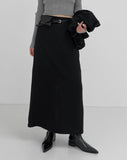 Tulip high waist long skirt