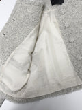 [wool60%] Cookie Boucle Wool No Collar Crop Jacket