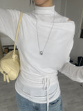 [SET] Luca Strap Drape T-shirt