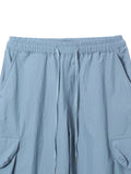 Nylon Multi Pocket Banding Pants