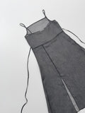Organza Bustier Layered One Piece