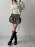 Striped Strap Long Shirt
