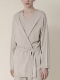 [Premium] Whole Garment Linen Wool Sophieure Cardigan Set