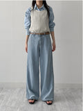 Hachi See-through U-neck Vest