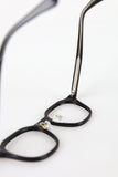 Cami square horn-rimmed glasses