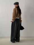 Poodle Fleece Crop Cardigan